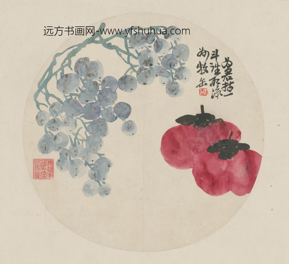 清-吴俊卿花卉册-