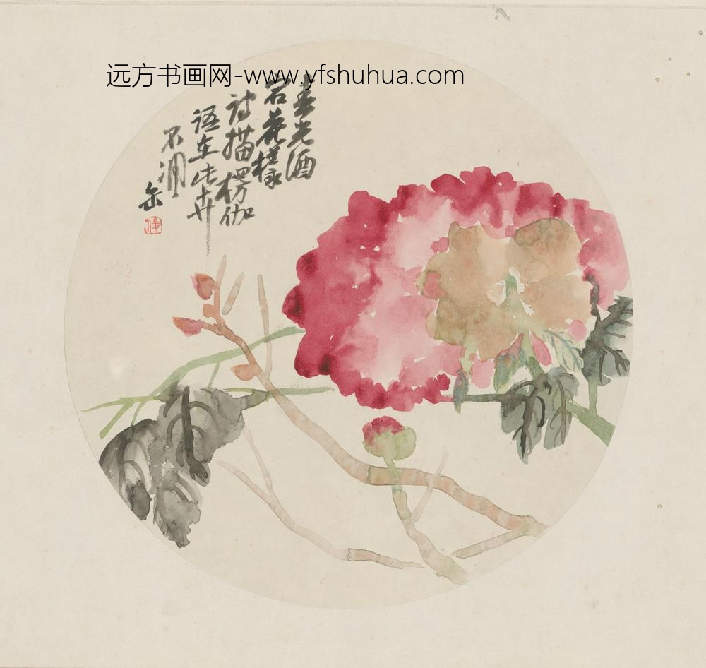 清-吴俊卿花卉册-