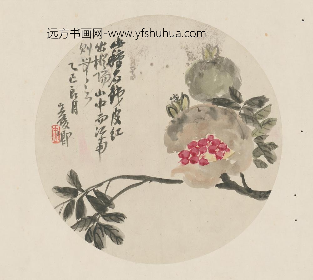 清-吴俊卿花卉册-