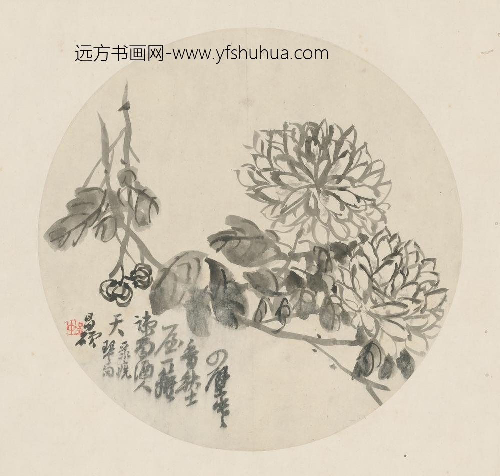 清-吴俊卿花卉册-