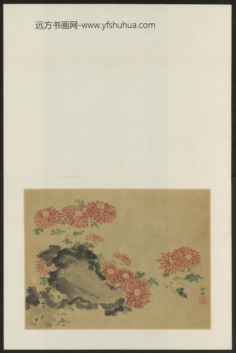 清-吴宗爱花鸟图册-