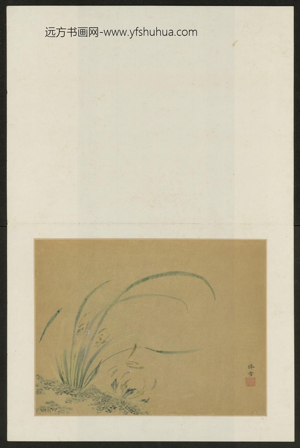 清-吴宗爱花鸟图册-