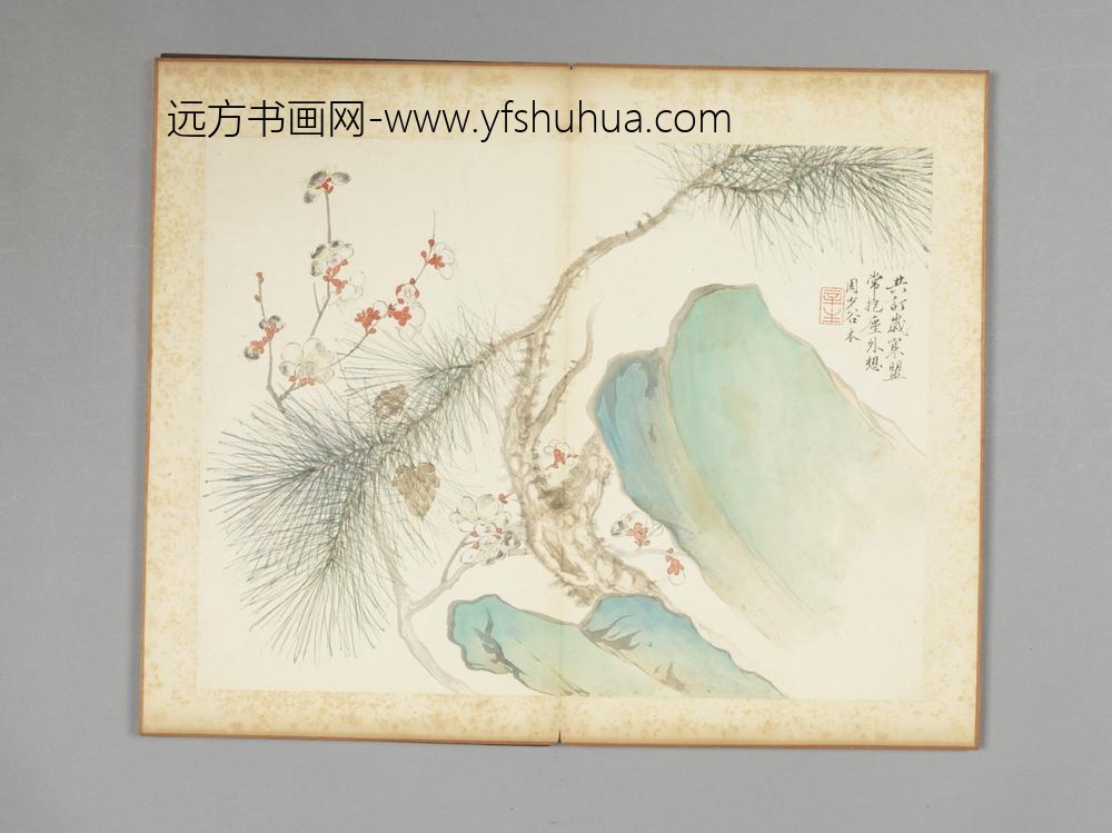 清-吴楷花卉册-