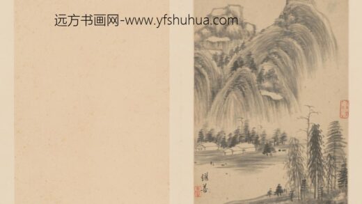 清 吴继善山水册页.jpg