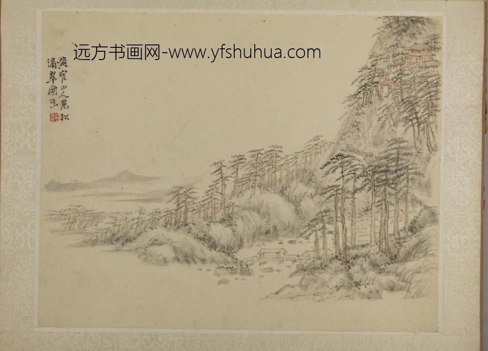 清-吴麐仿古山水册-