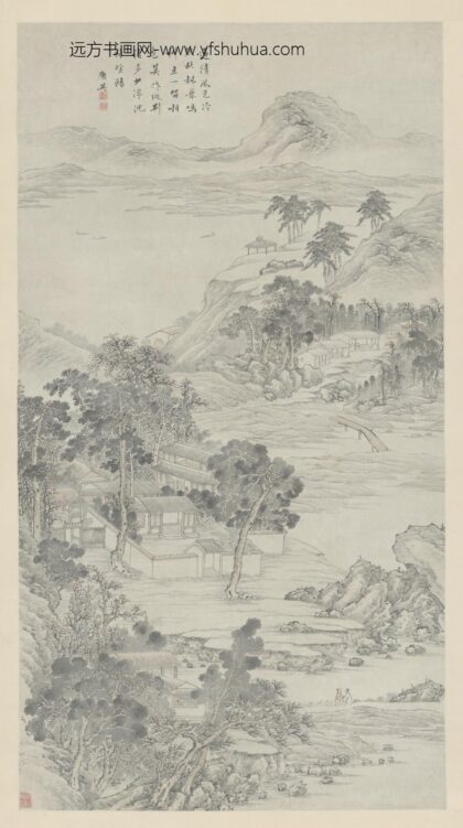 清 唐英山水轴.jpg