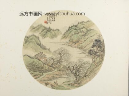 清 姜筠山水纨扇页.jpg