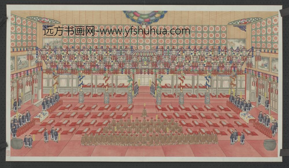 清-庆宽画载湉大婚典礼全图册