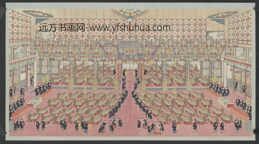清-庆宽画载湉大婚典礼全图册