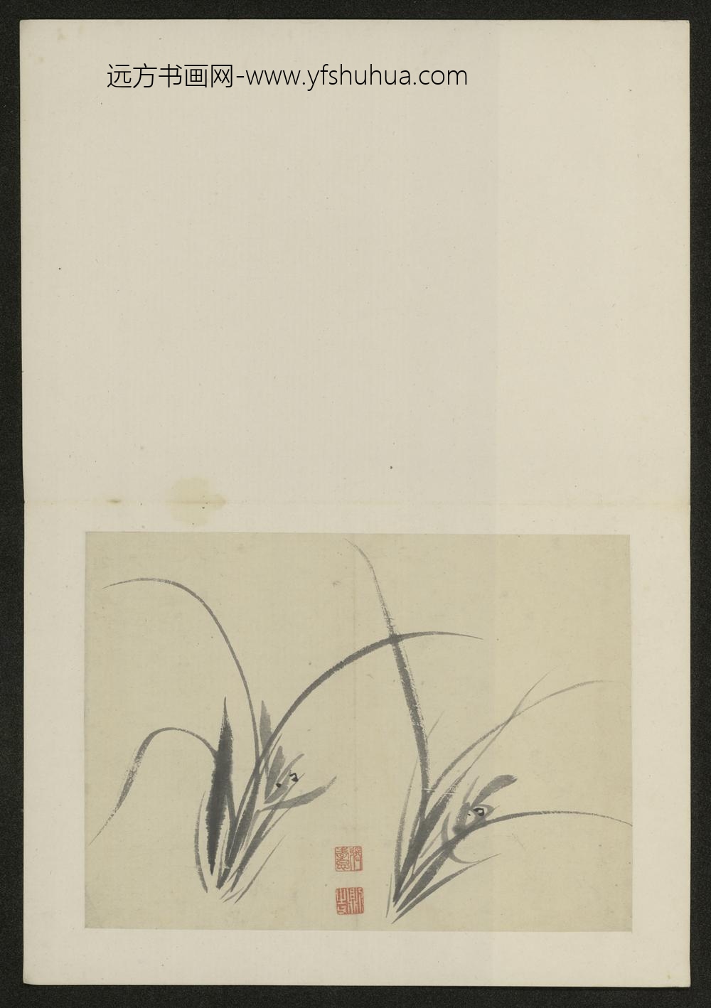 清-张孝思墨兰册-