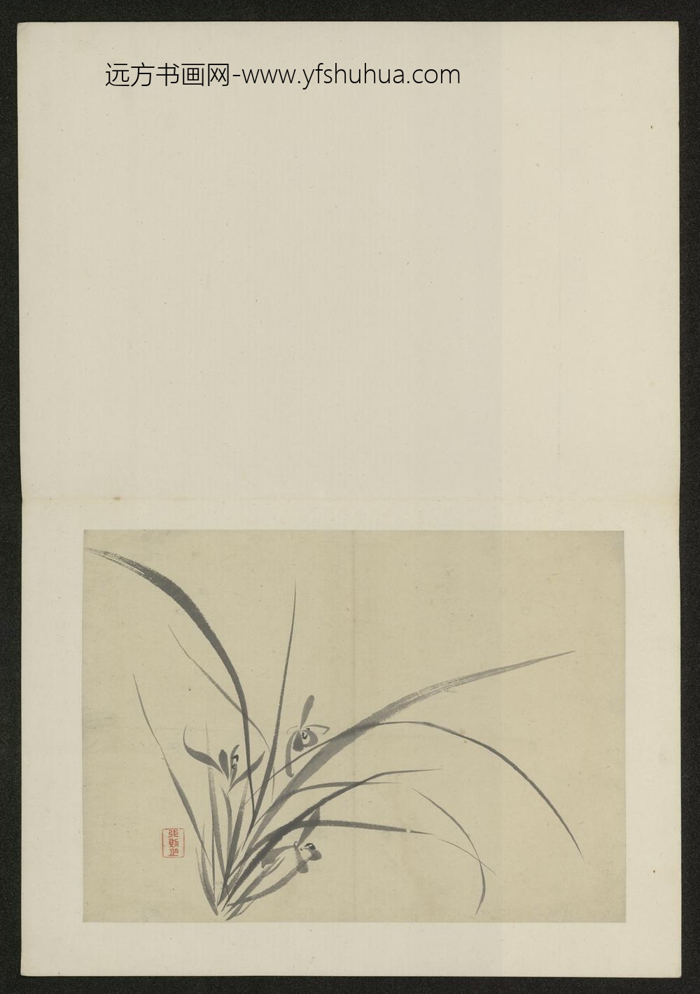 清-张孝思墨兰册-