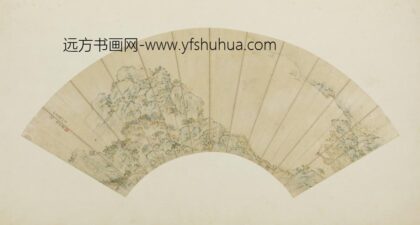 清 张昭湄山水扇.jpg
