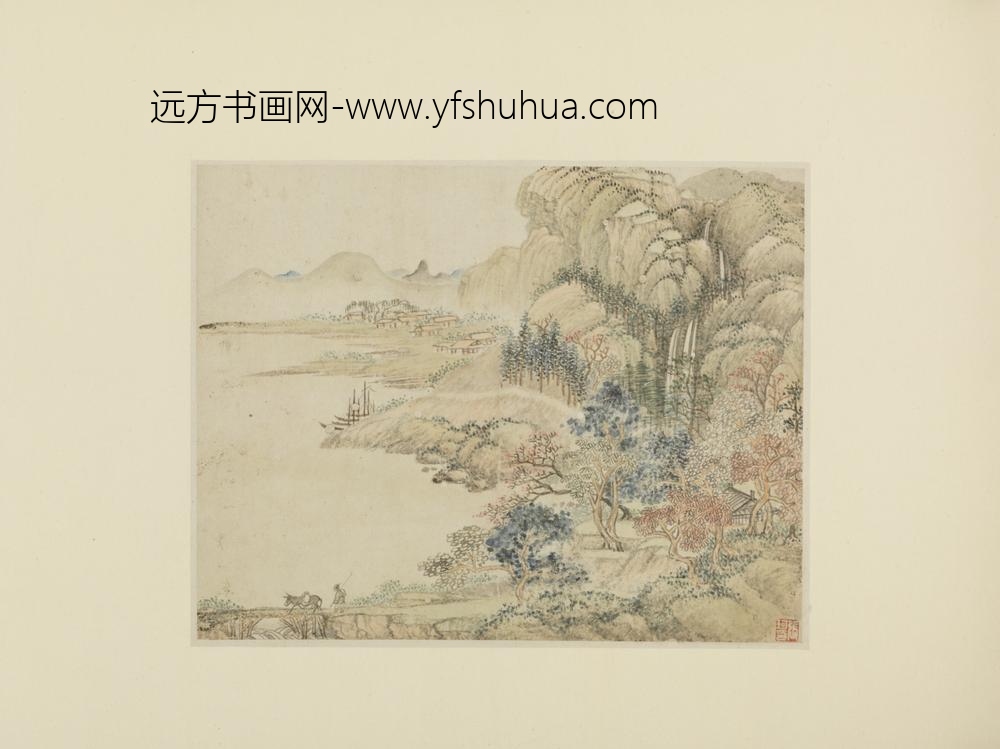 清-张柯秋景山水页