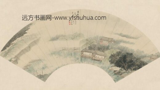 清 张瀚莫愁湖扇.jpg