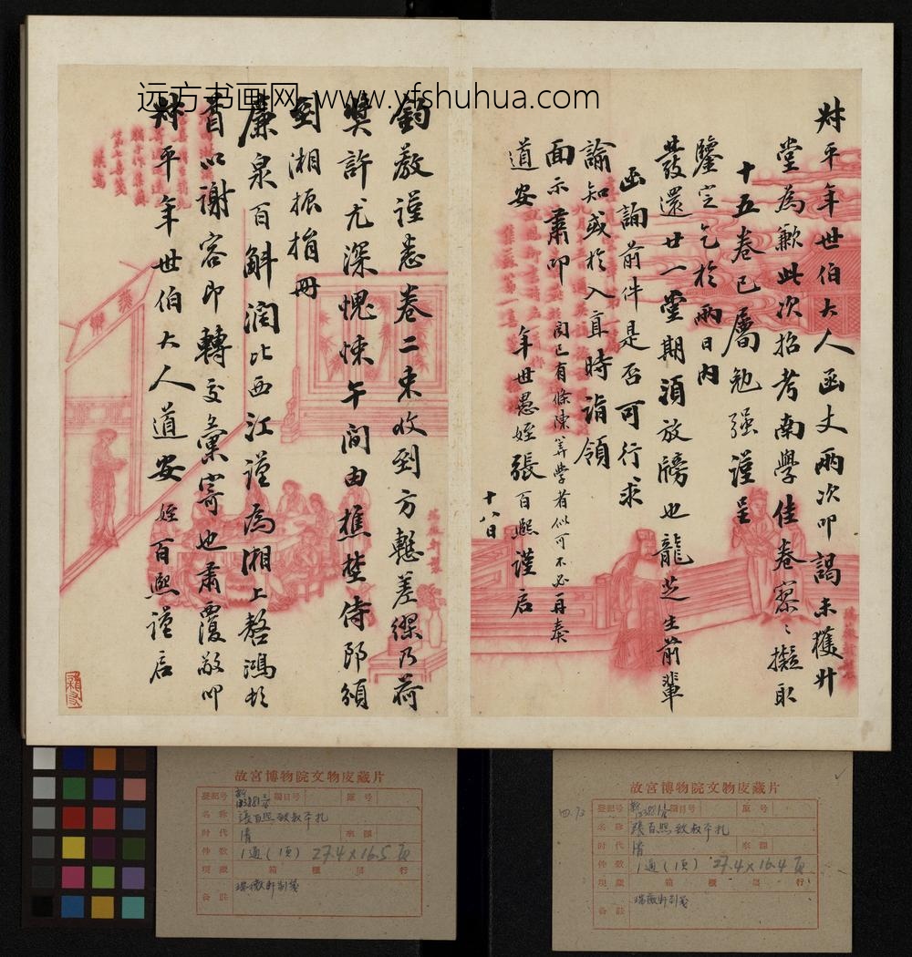 清-张百熙等书札册-