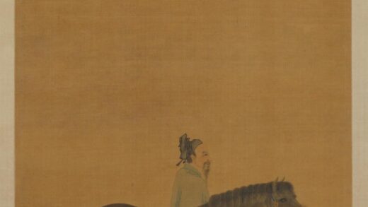 清 张穆奚官放马图轴.jpg