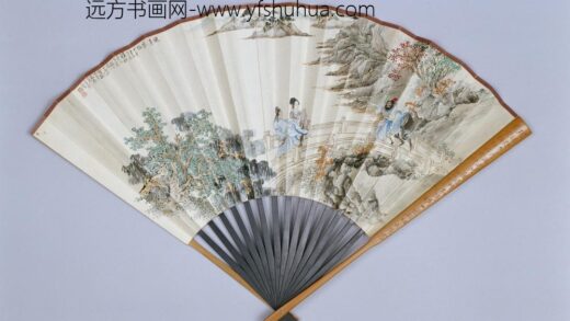 清 徐操风尘侠侣成扇.jpg