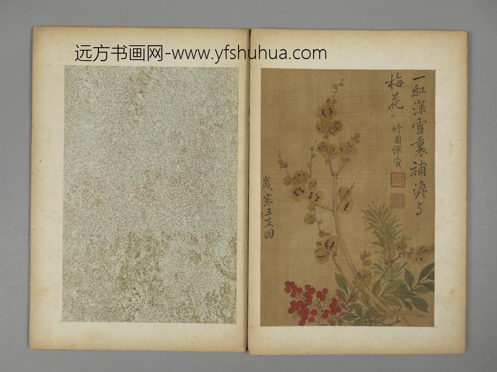 清-恽资花卉册-