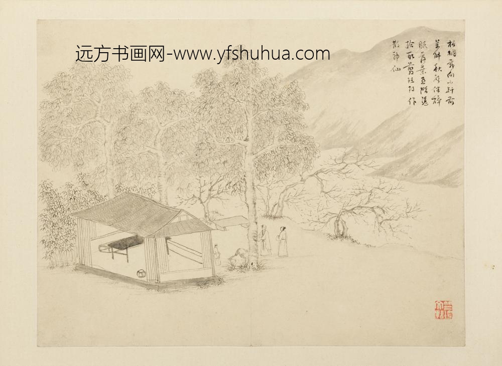清-文点山水册-