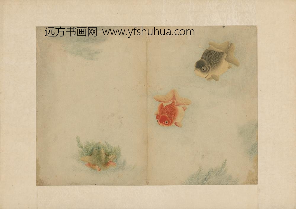 清-李文鱼蝶图册-