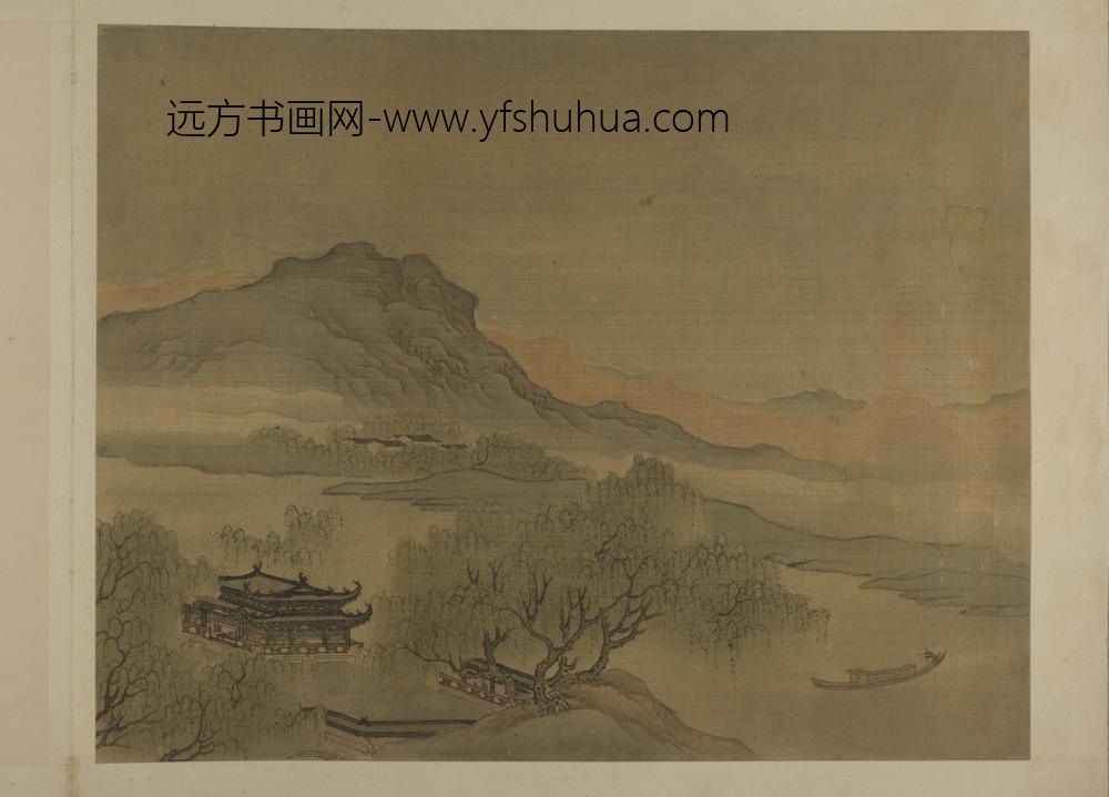 清-李栋山水册