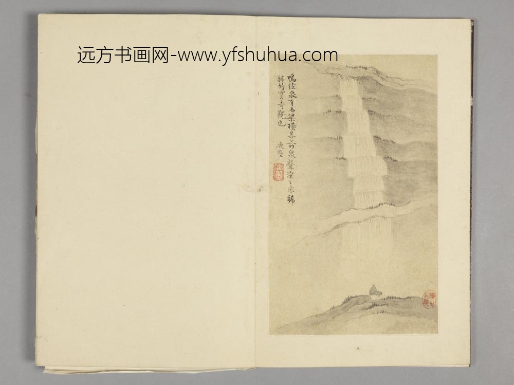 清-梅翀山水图册-