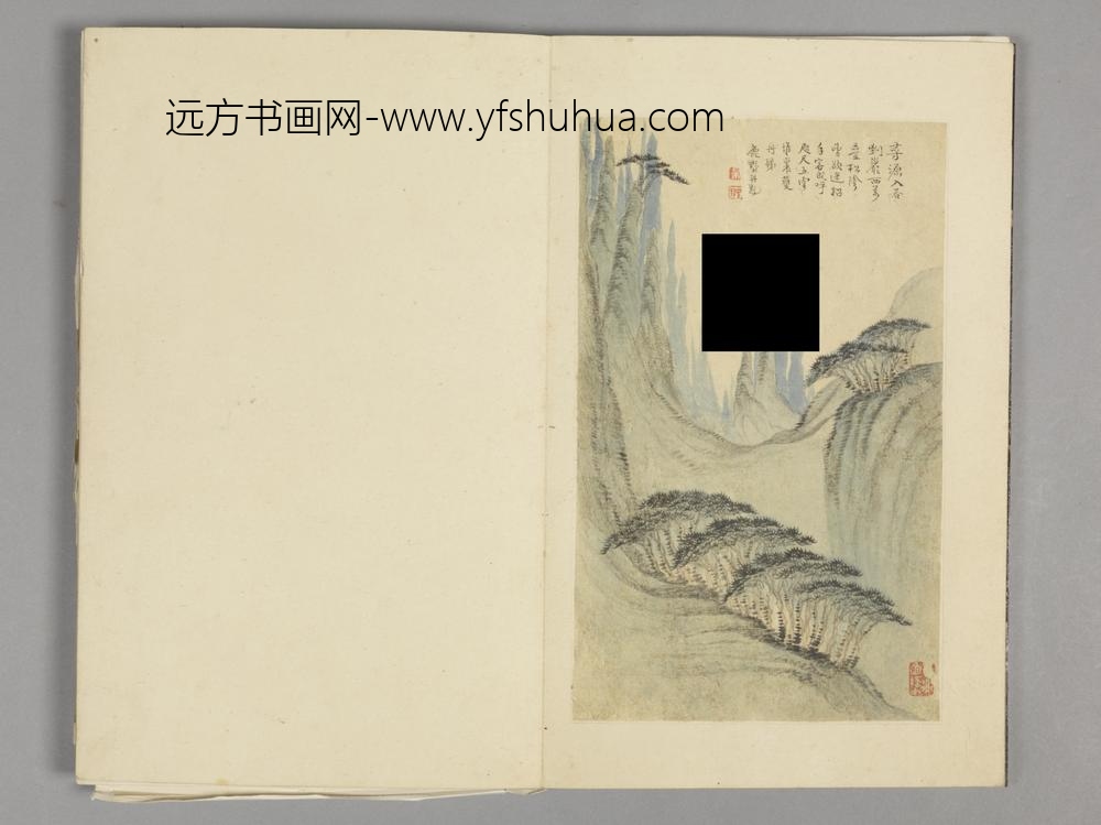 清-梅翀山水图册-