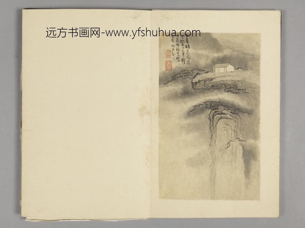 清-梅翀山水图册-