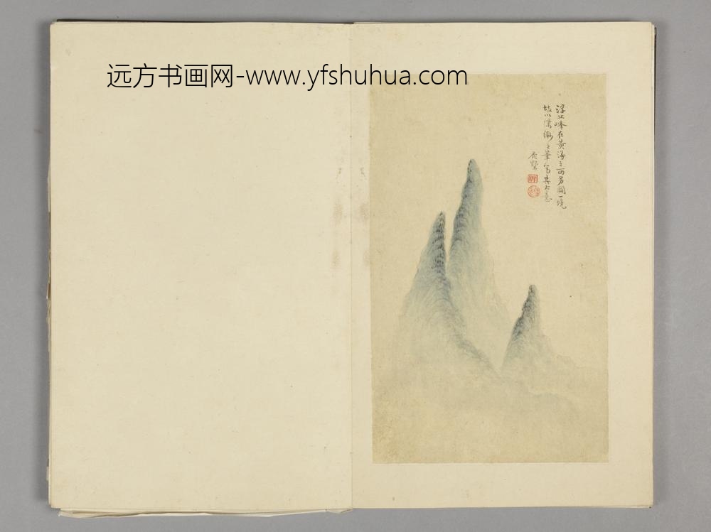 清-梅翀山水图册-