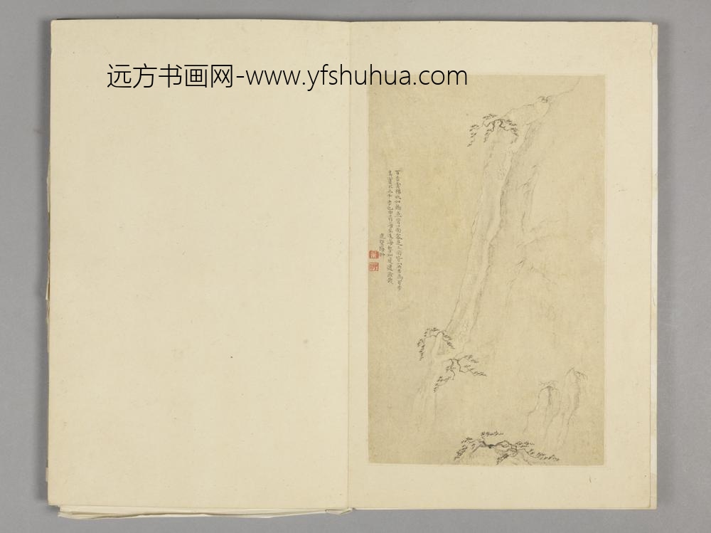清-梅翀山水图册-