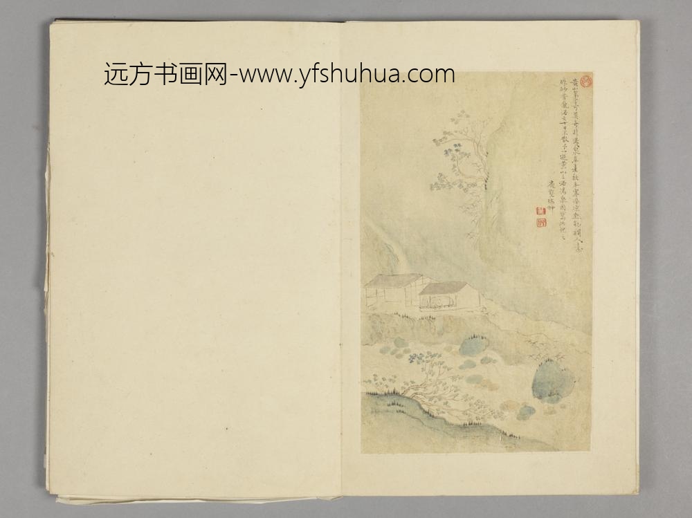 清-梅翀山水图册-