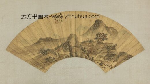清 毕以恭梅花书屋扇页.jpg