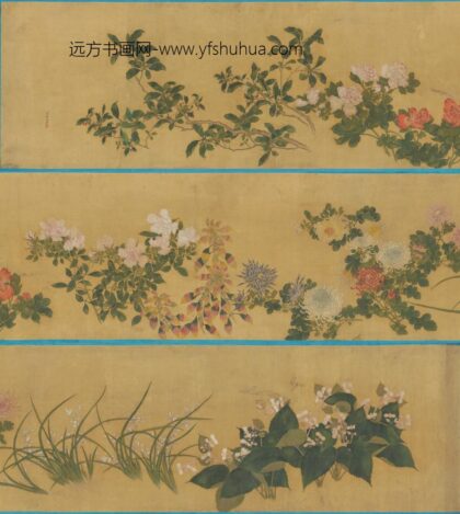 清 沈济花卉贴落.jpg