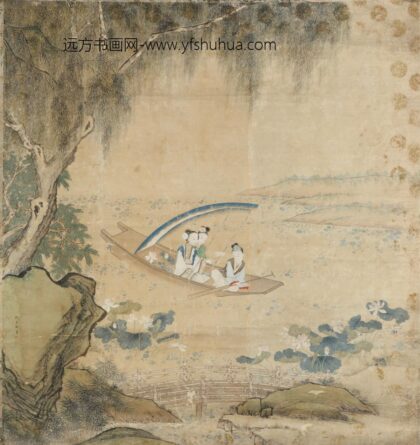 清 沈贞采莲图轴.jpg