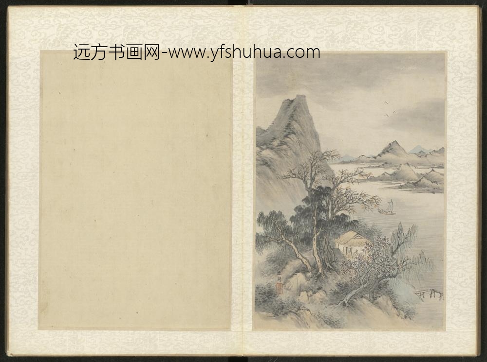 清-沈闳山水册-