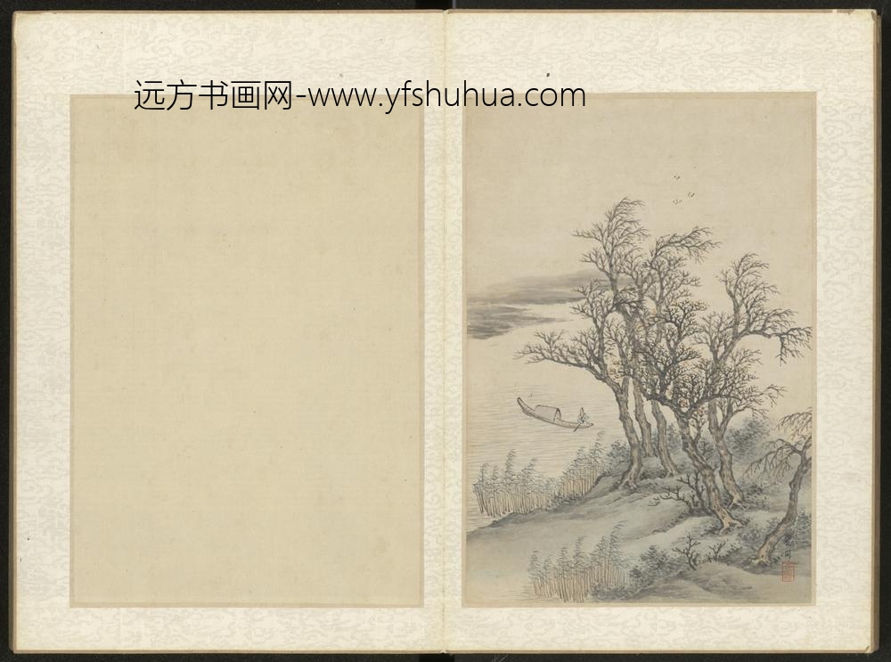 清-沈闳山水册-