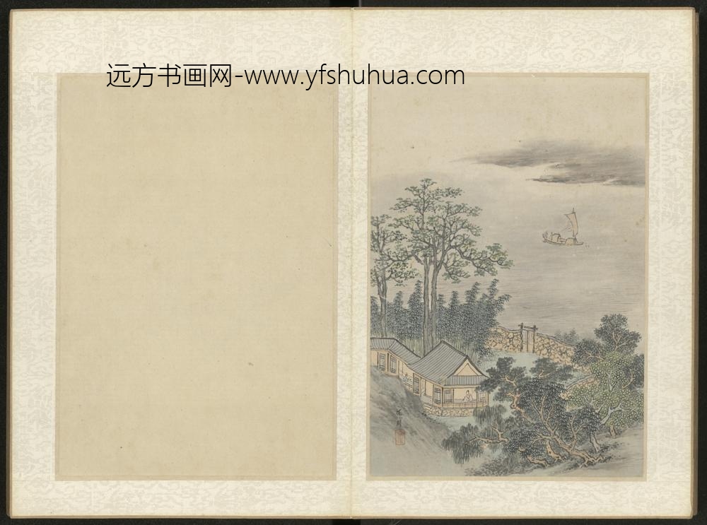 清-沈闳山水册-