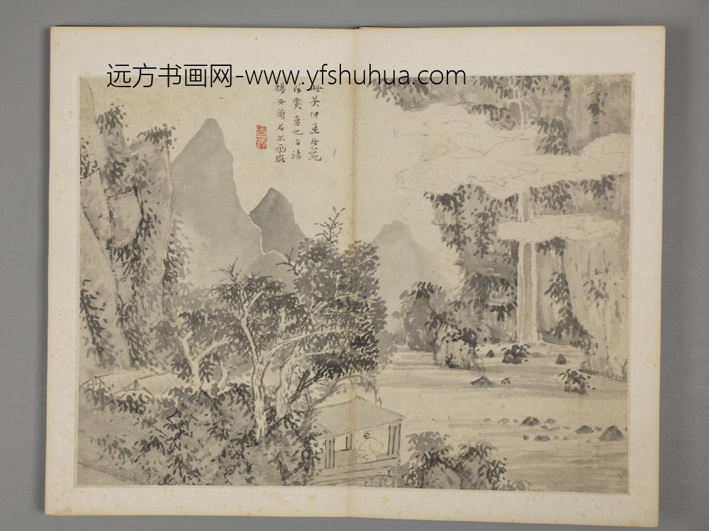 清-沈颢仿古山水册-