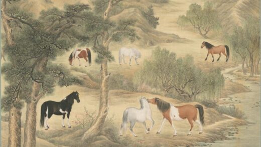 清 清人八骏图轴.jpg