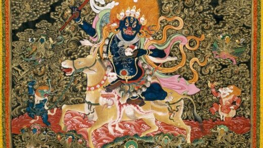清 清人吉祥天母像轴.jpg