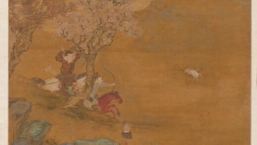清 清人射鹿图单片.jpg