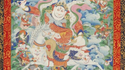 清 清人庆嘠拉像轴.jpg