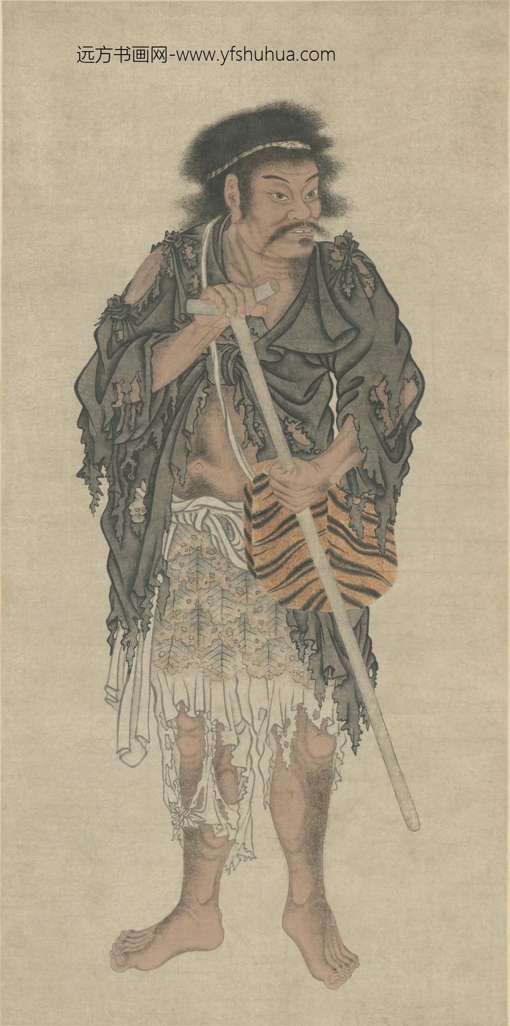 清-清人李拐仙像图轴