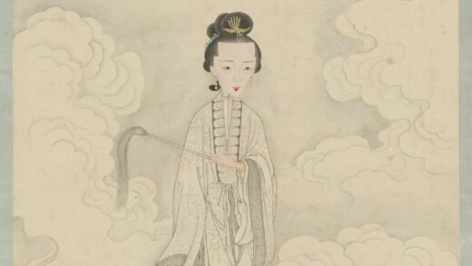 清 清人画孝全成皇后仙装像轴.jpg