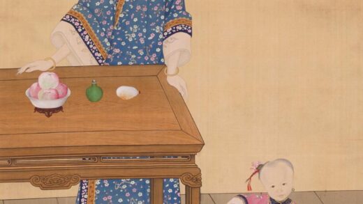 清 清人画孝全成皇后便装像轴.jpg