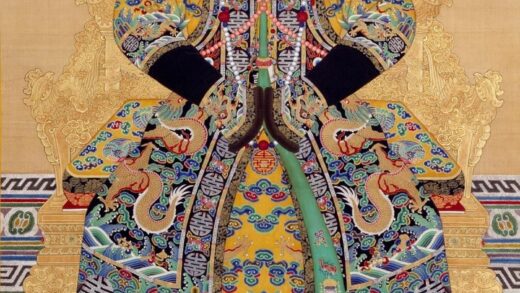 清 清人画孝全成皇后朝服像轴.jpg