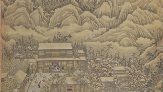 清 清人画弘历古装通景屏.jpg