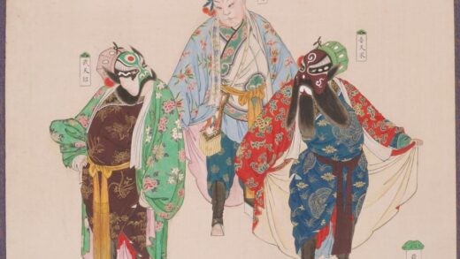 清 清人画戏剧图册三矮奇闻和恶虎村.jpg