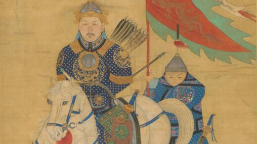 清 清人画武装骑马像轴.jpg