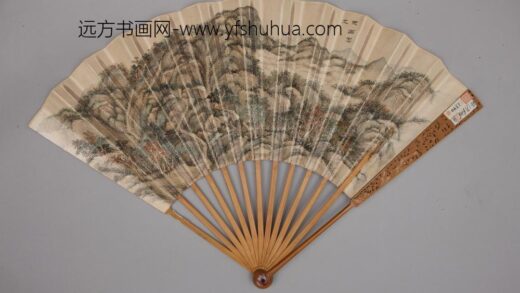 清 清人画避暑山庄三十六景图王际华书诗成扇.jpg
